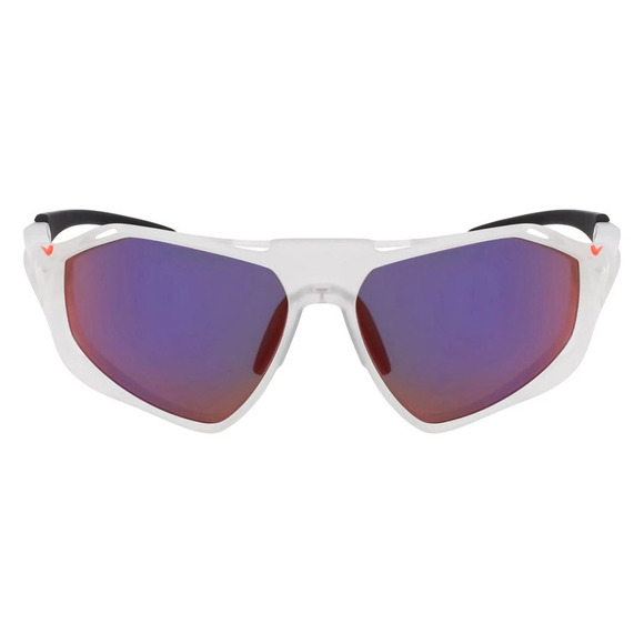 NWT Nike ZEUS-RISE-E-IF1113X-900 Matte Clear 63mm Sunglasses